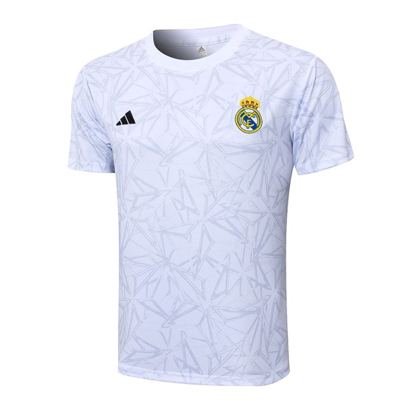 Camiseta Entrenamiento Real Madrid 2024 2025 Blanco Gris